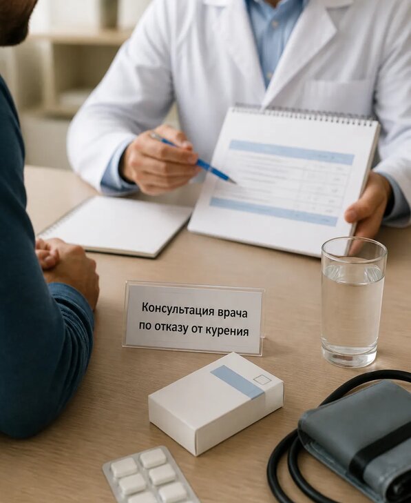 Консультация врача по отказу от курения для взрослых в Альметьевске